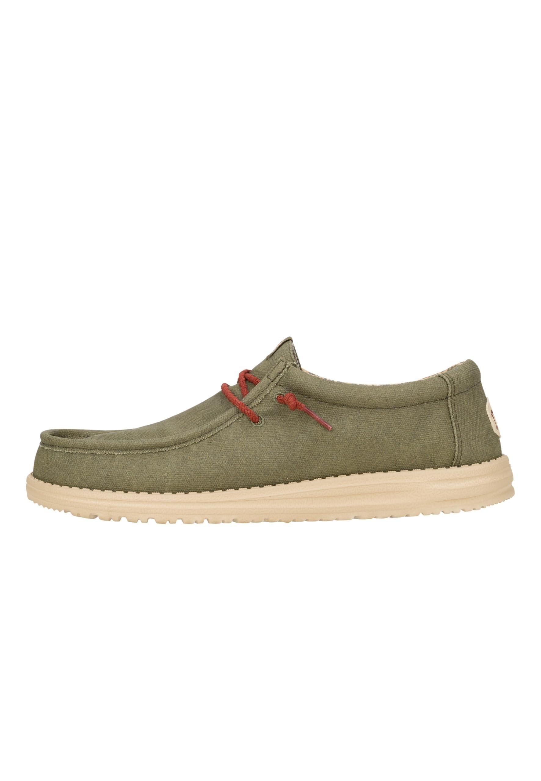 HEYDUDE Wally Waxed Canvas, Shoes for Men
