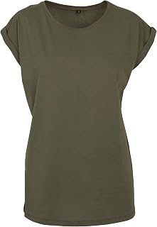 KiarenzaFD Build Your Brand Ladies Extended Shoulder Tee Olive 4XL BY021-00176-0039