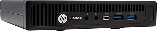HP EliteDesk 800 G2 Desktop Mini Business PC, Intel Quad-Core i5-6500T up to 3.1G, 16GB DDR4, 240GB SSD, VGA, DP, Win 11 Pro 64 bit (Renewed)