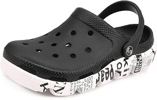 Ainiway Men's Clog Sandals, Slippers, Sabot Sandals, Crocband, Slip-On, Beach, Casual, Fashion Sandals, Amphibious, Lightweight, Breathable