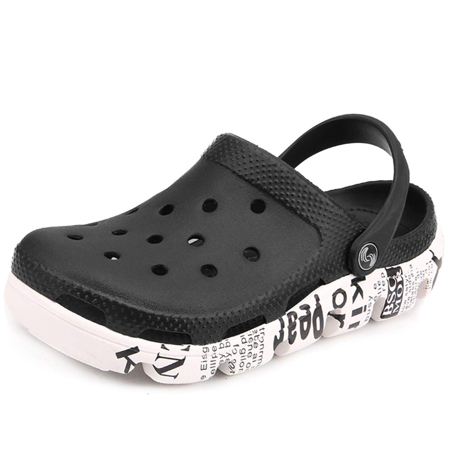 Ainiway Men's Clog Sandals, Slippers, Sabot Sandals, Crocband, Slip-On, Beach, C