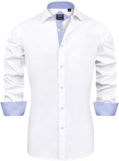 J.VER Pantalones de Pijama Button Down Shirt for Men