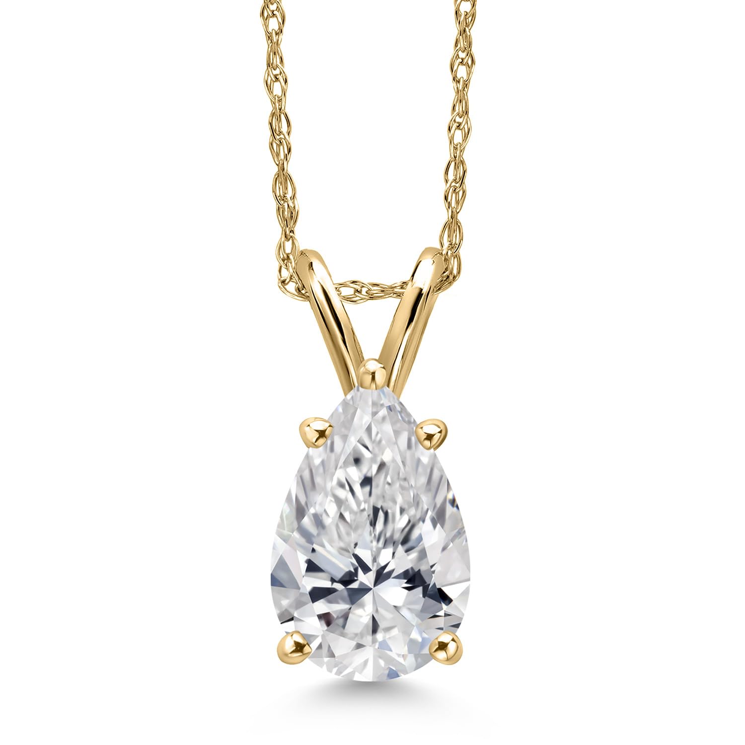 Gem Stone King 1-5 Ct IGI Lab Diamond Pendant