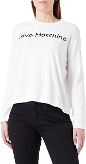 Love Moschino Women's Long-Sleeved Round Neck Jumper