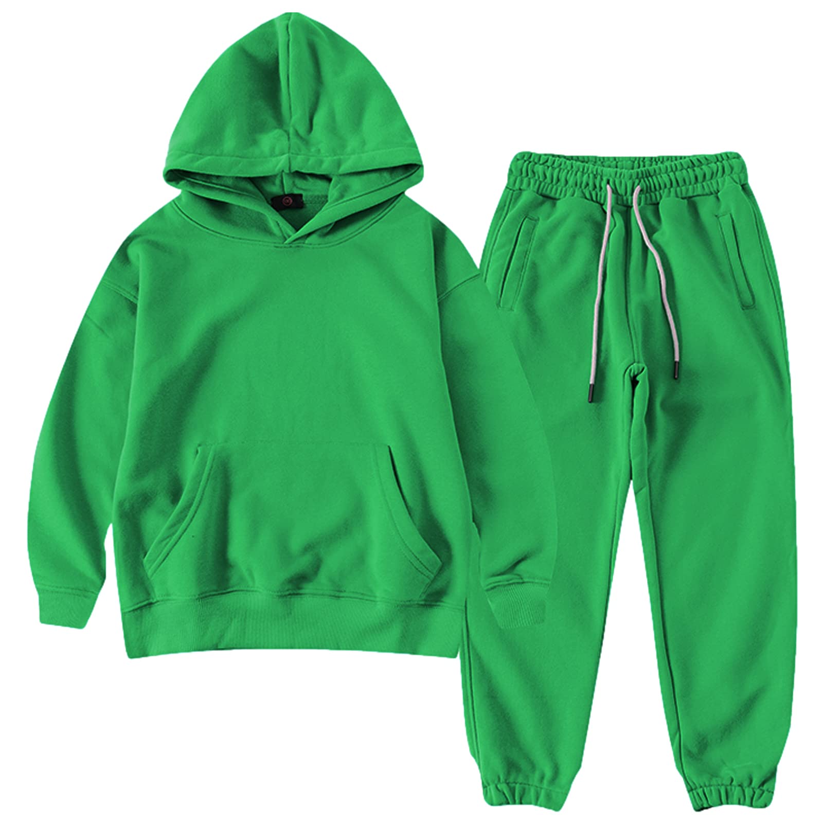 amropi Boy's Hoodie Tracksuit Set Pullover Sweatshirt Jogging Pants 2 Pieces Swe