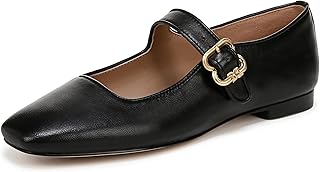 Sam Edelman Women's Michaela Shoe Baby, Black Leather, 38 EU