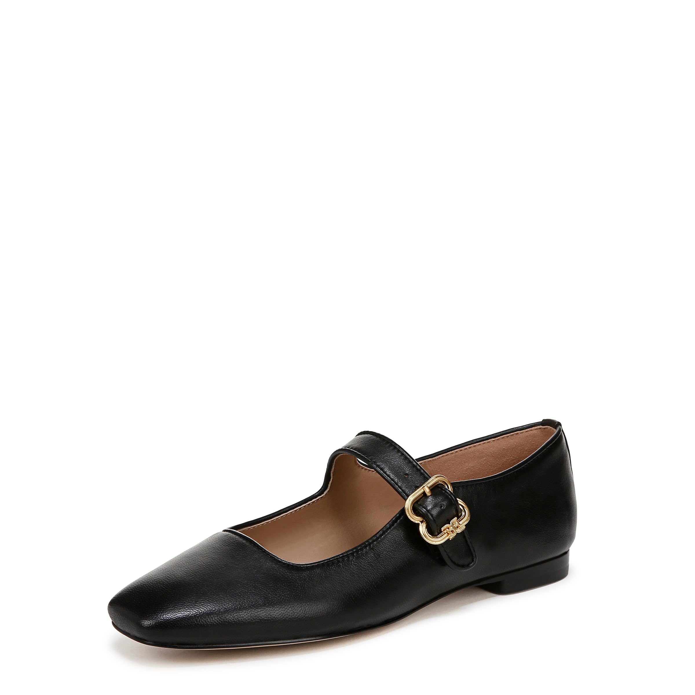 Sam Edelman Women's Michaela Shoe Baby, Black Leather, 38 EU