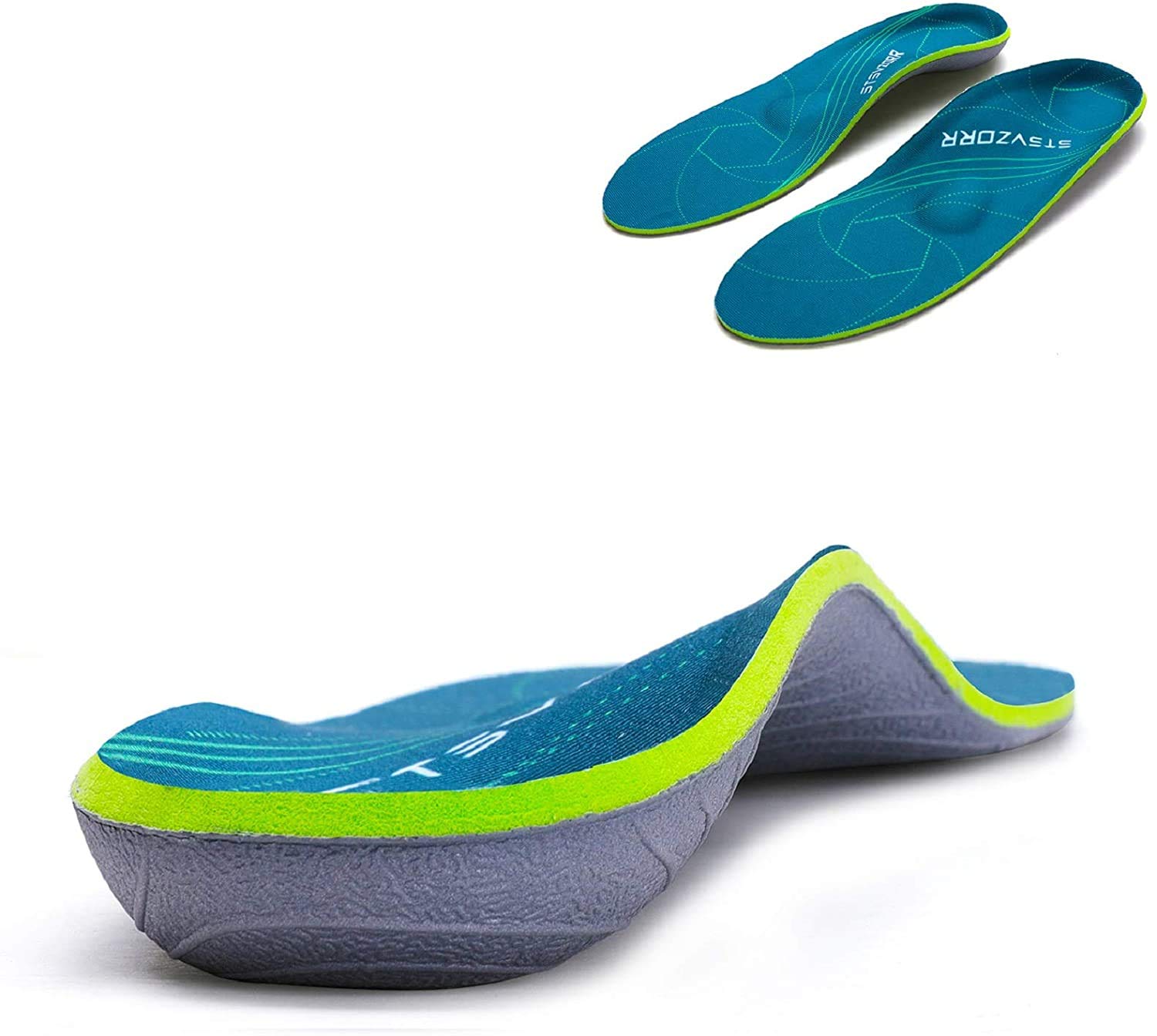 Plantar Fasciitis Arch Support Orthopedic Insoles Relieve Flat Feet Heel Pain Sh