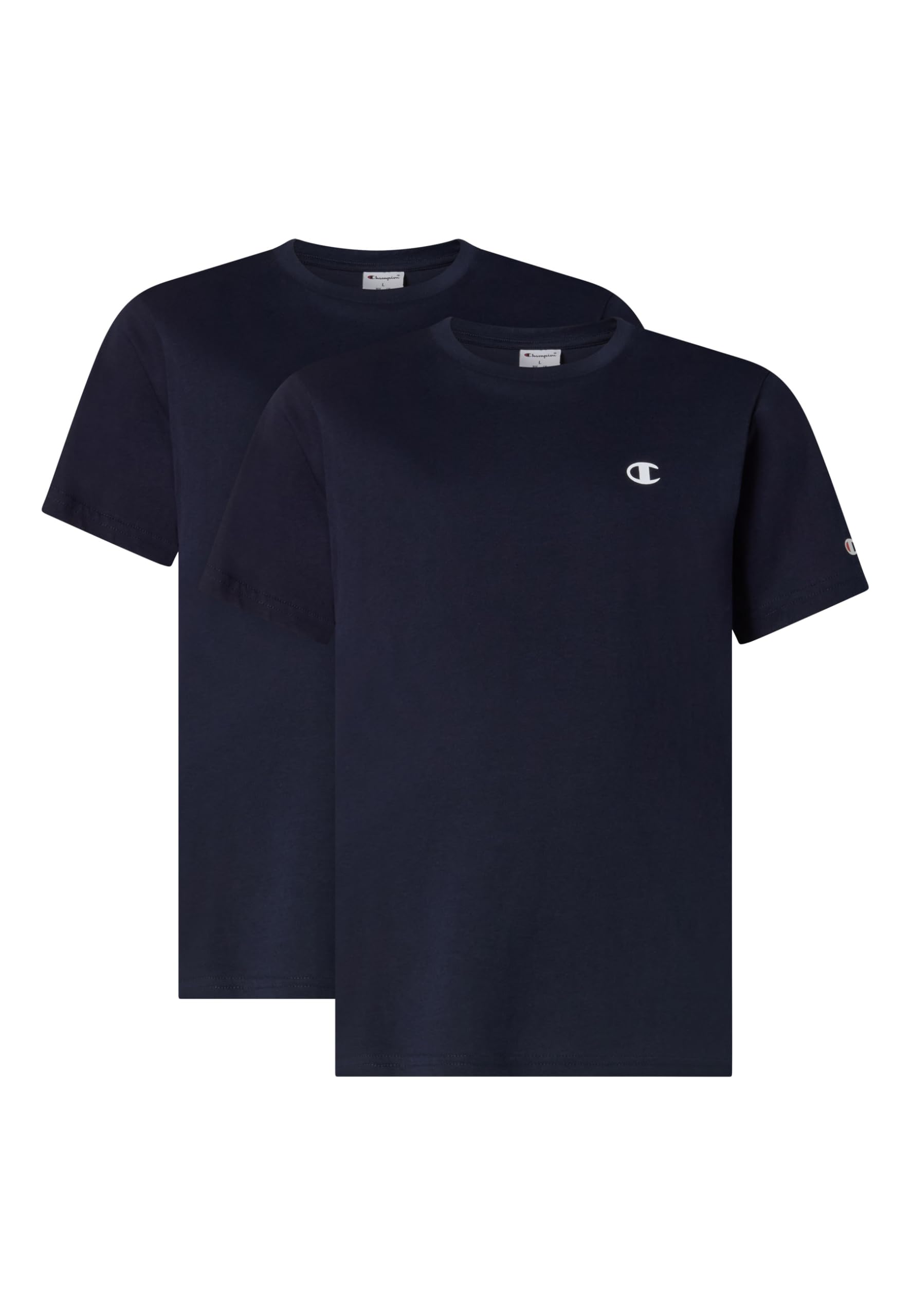 Champion Boys' Legacy Champion Basics B - S-s 2-Pack Crew Neck T-Shirt (Pack of 