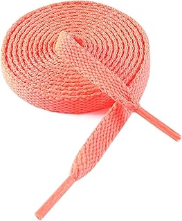 VSUDO Flat Shoelaces for Trainers, Flat Laces for Sneakers – Economical, 8 mm Wide, 29 Colours 14 Lengths to Choose, 1 Pair or 2 Pairs
