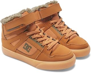 DC Shoes Boys' Pure High Top Winter Skateboard Shoes, EU