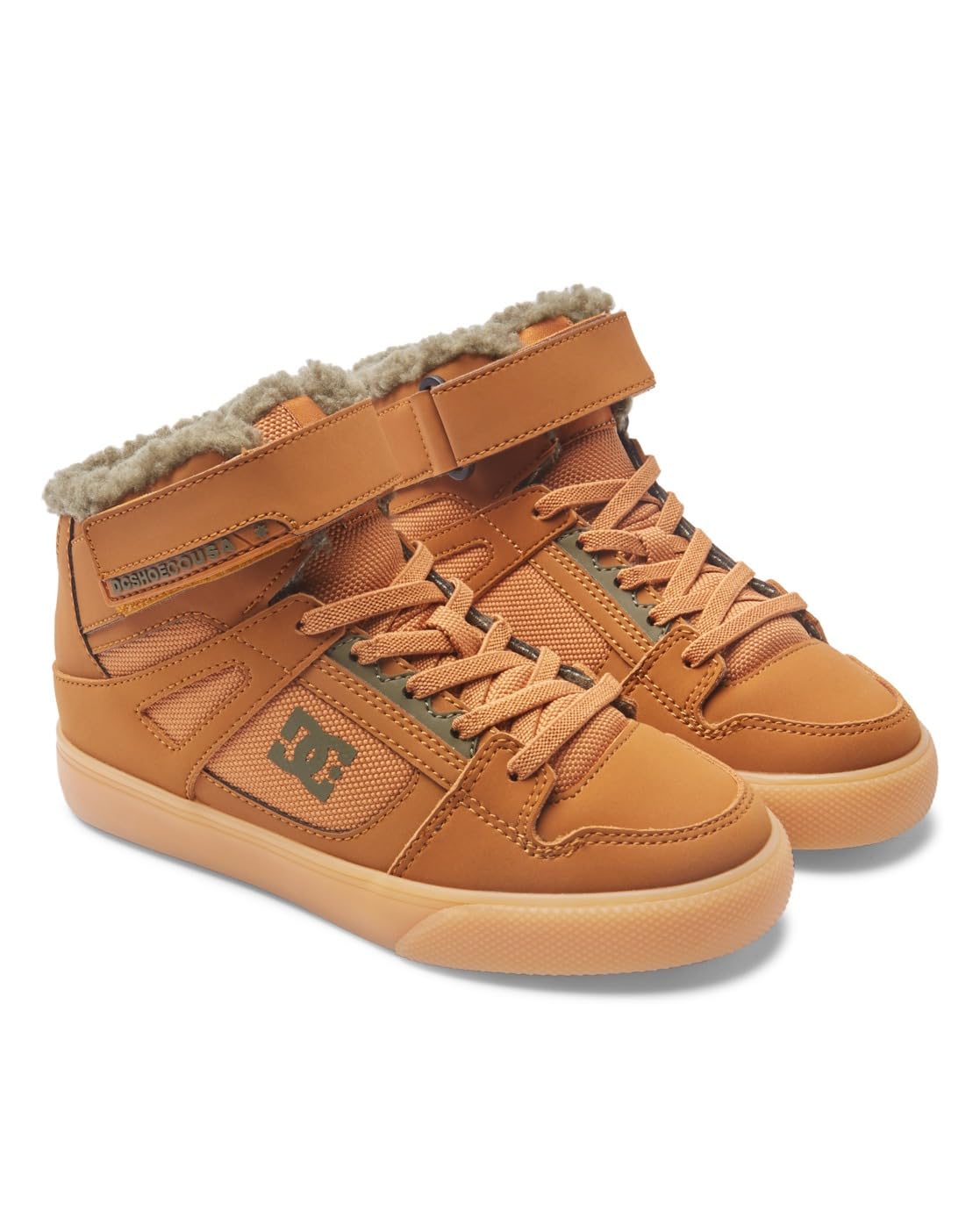 DC Shoes Boys' Pure High Top Winter Skateboard Shoes, EU