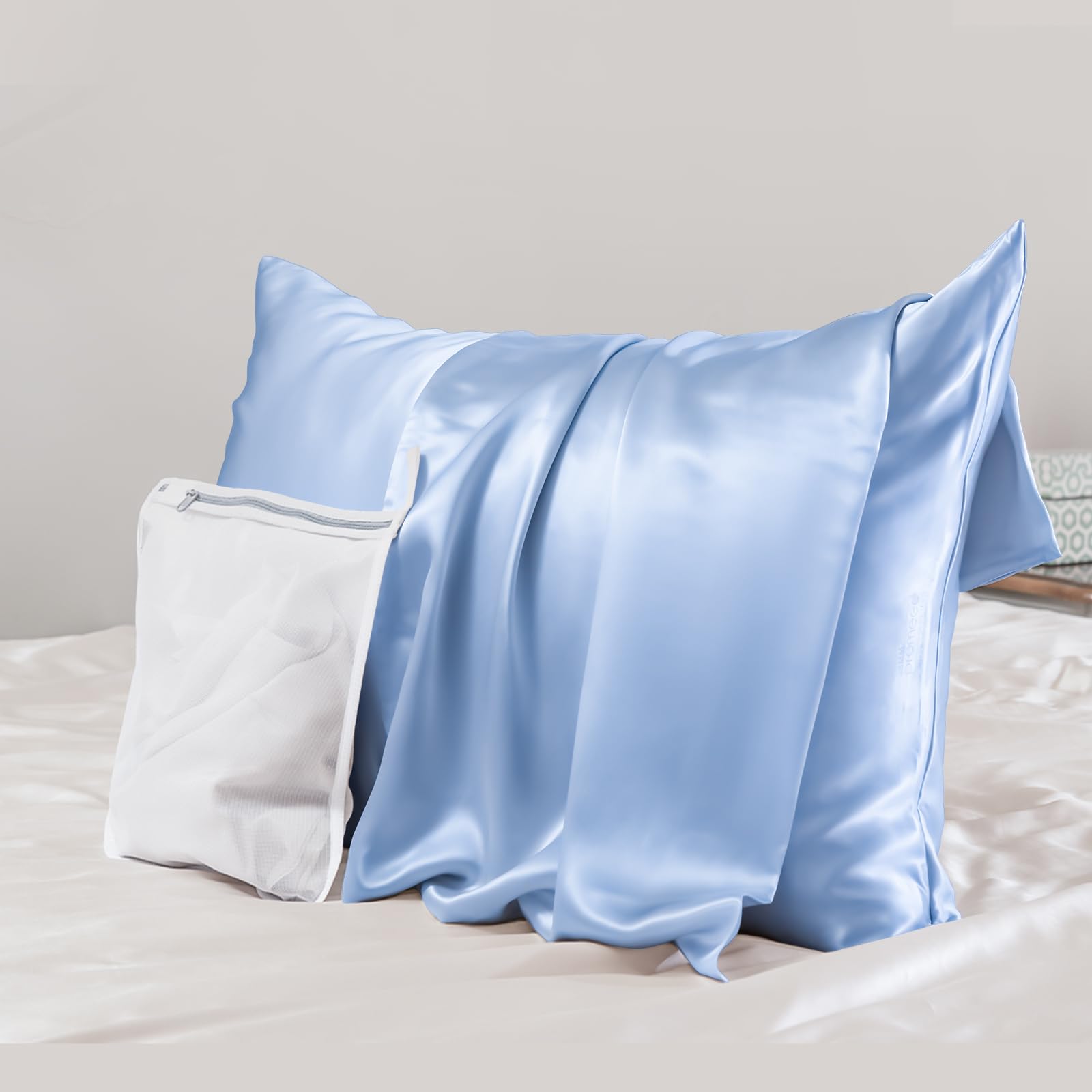 PROMEED Real 23 Momme 100% Silk Pillowcase for Hair and Skin, Both Sides Cooling