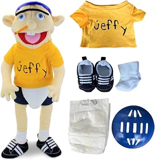 ADDLIVE Jeffy Puppet Plush Toy Doll,60CM Funny Puppets Toy, Jeffy Puppet Uk, Soft Plush Toy for Boys and Girls, Gift for Birthday, Christmas, Halloween Party, Yellow