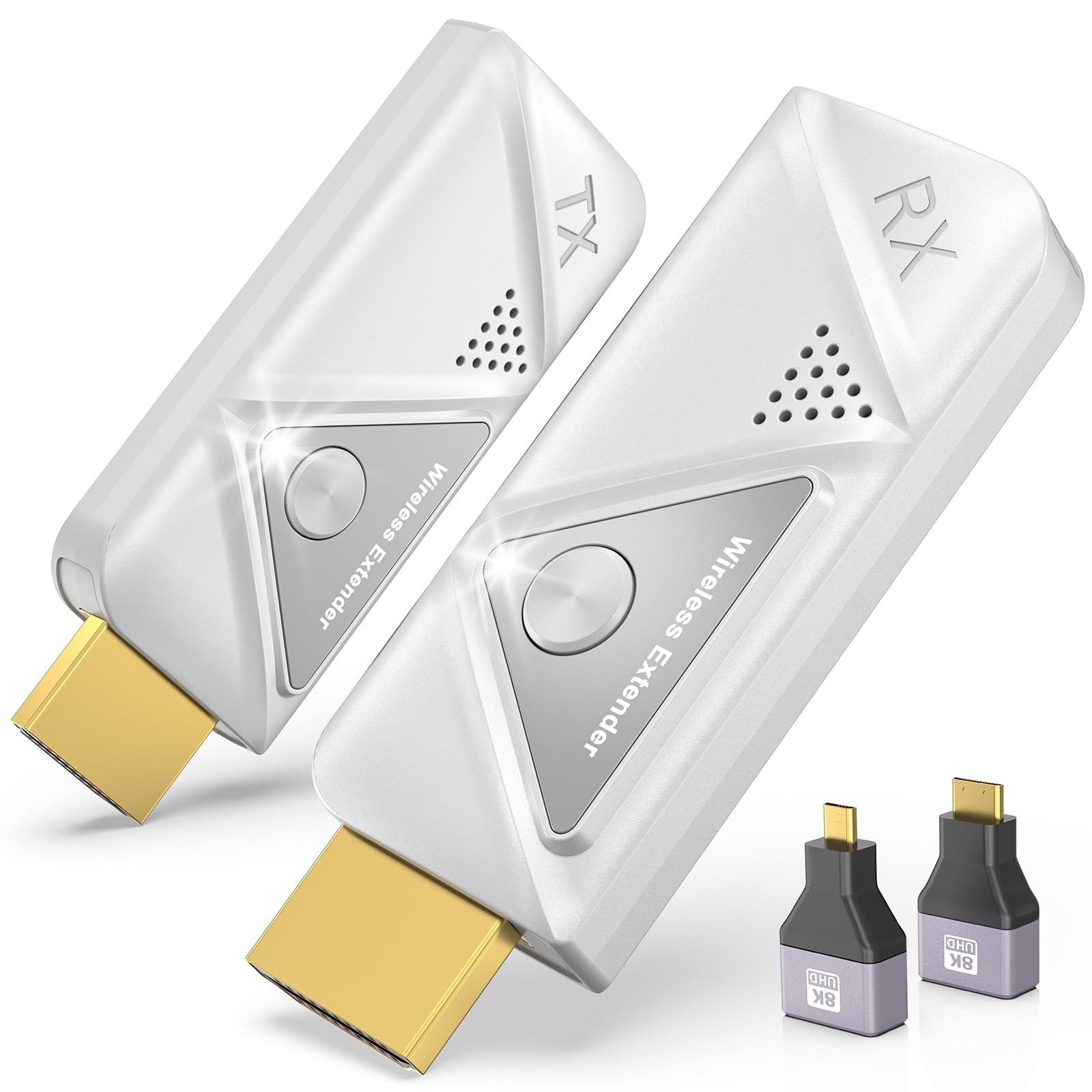 EVATEK Wireless HDMI Transmitter and Receiver, Plug&Play Wireless Extender | Sup