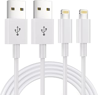 2Pack 1.8M iPhone Charger Cable[Apple MFi Certified] USB to Lightning Cable | USB to iphone Charging Cord for iPhone 14/14Pro/14Pro Max/13/12/11 Pro Max XS XR X 8 7 6 Plus 5, iPad and iPod