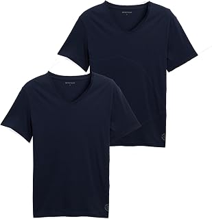 TOM TAILOR Men's Twin Pack V-Neck T-Shirt