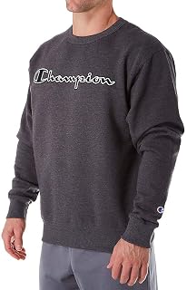 Champion Herren Powerblend Applique Crew Sweatshirt
