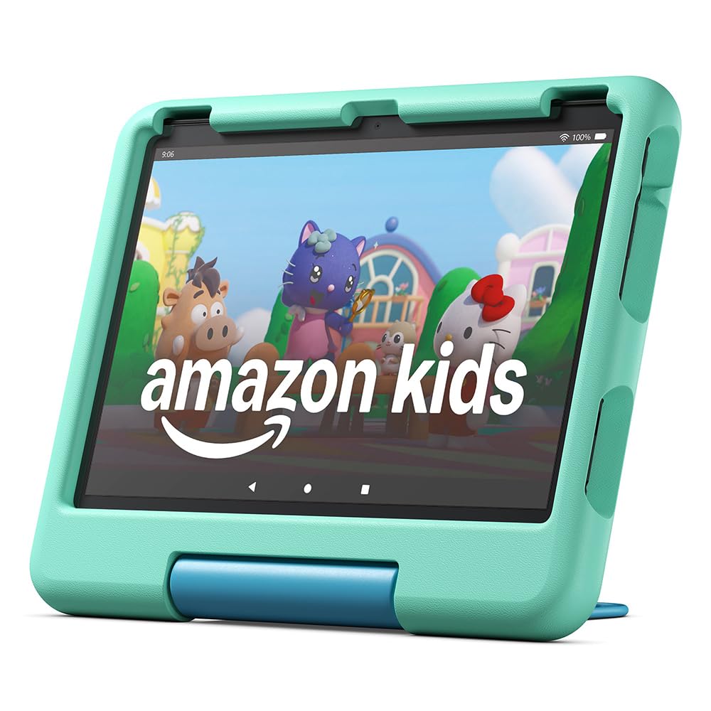 Amazon Fire HD 10 Kids tablet (newest gen) | ages 3–7, includes ads-free books, 
