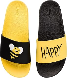 Dedoles Bathing Shoes & Slippers for Women, Men & Children, Bath Sandals, Funny Designs, Books, Coffee, Party, Pizza, Fox, Bear, Llama, Clouds, Gift