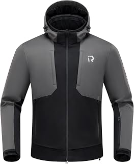 RIDEIRON Men's Motorcycle Jacket Winter with CE Shoulder and Elbow Padding Protective Equipment, Removable Lining to Protect Against Cold and Wind for All Seasons