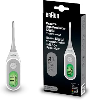 Braun Age Precision Digital thermometer | Digital Stick Multi-Site Usage | Orally, Rectally or Underarm | Baby & Infant Friendly | #1 Brand among doctors1 | PRT2000