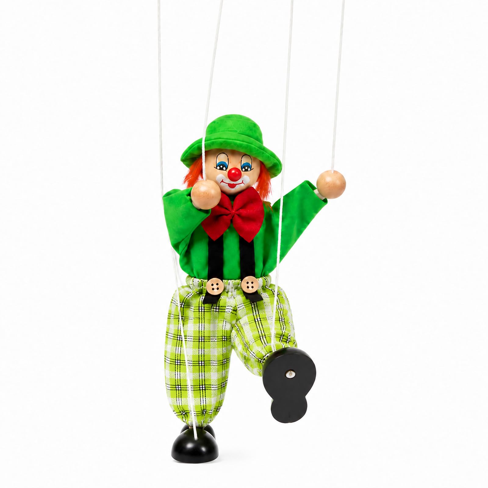 Green Marionette Puppets, Classic String Puppet for Adults, Stage Art Performanc
