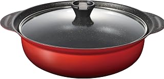 Wahei Freiz RB-3201 Soil Pot Style Tabletop Pot, 11.8 inches (30 cm), 1.8 gal (6.8 L), No. 10, For 5 to 6 People, IH Compatible, Gas, PFOA Free, Fluorine Resin Treatment, Nagomi Joten