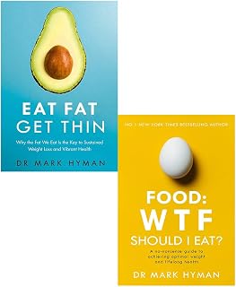 Eat Fat Get Thin and Food: WTF Should I Eat? 2 Books Collection Set By Mark Hyman