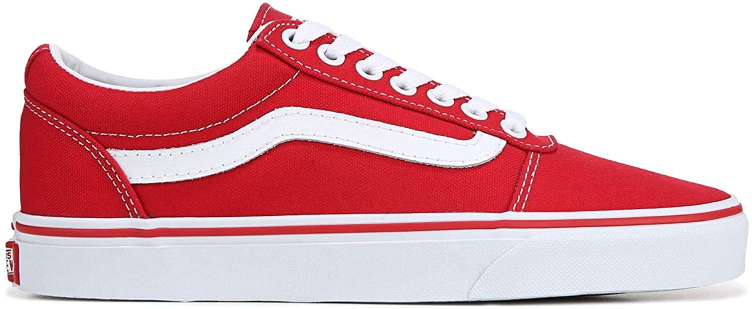 Vans Ward, Men's Trainers, Racing Red White, 42 EU