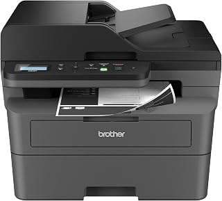 Brother DCP-L2647DW Compact Wireless Monochrome Laser Printer with Scanner, 250-Sheet PaperTray