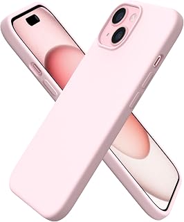 ORNARTO Compatible with iPhone 15 Case 6.1" , Liquid Silicone Slim Cover