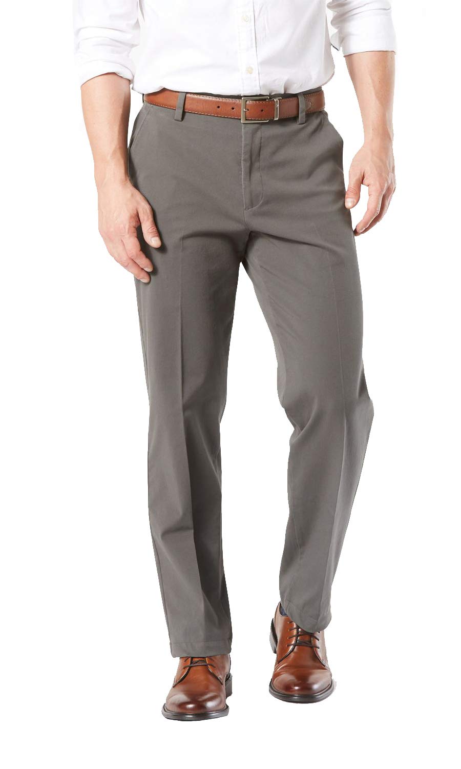 DOCKERS Classic Fit Workday Khaki Smart 360 Flex Men's Trousers (Standard and Bi