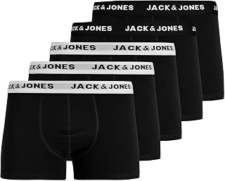 JACK & JONES Male Trunks 5er-Pack Herrenunterwäsche in Größe XS–XXL