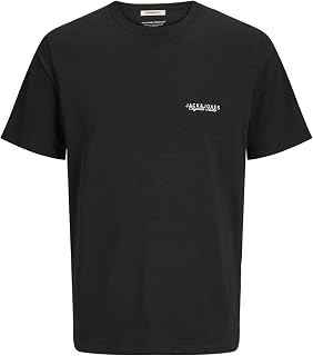JACK & JONES Men's Jorcanggu Slub Element Back Tee Ss Cn