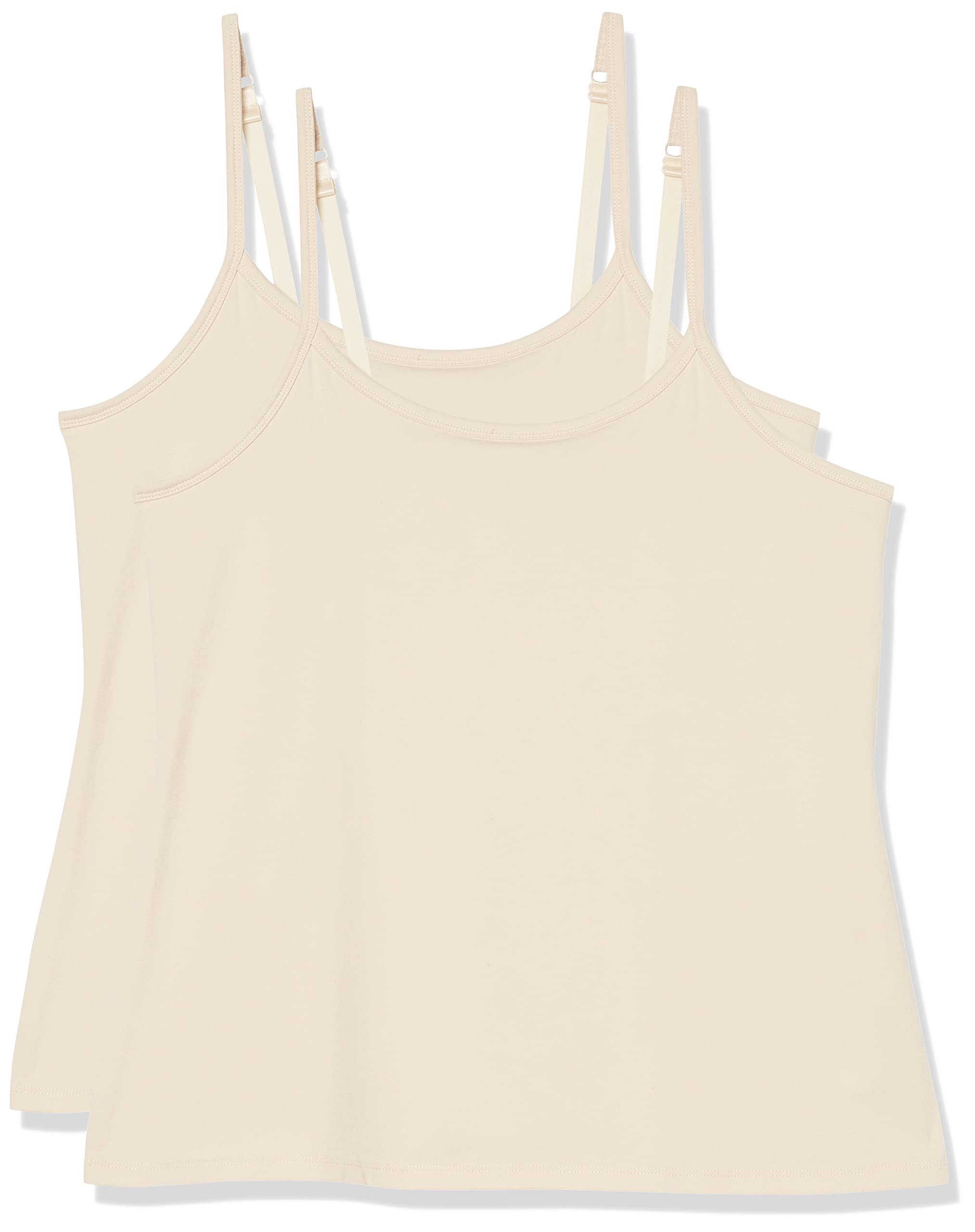 Amazon Essentials Women's Tank Top Camisole Pack, Plus Size