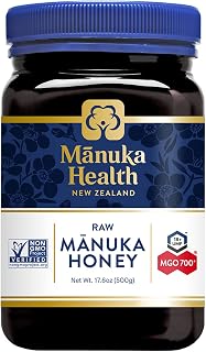 Manuka Health UMF 18+/MGO 700+ Ultra High-Grade Manuka Honey (500g/17.6oz), Superfood, Authentic Raw Honey from New Zealand