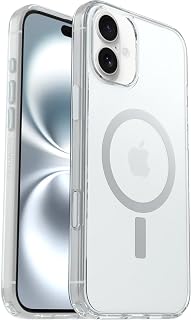 OtterBox Symmetry Clear MagSafe Cover for iPhone 16 Plus, Transparent