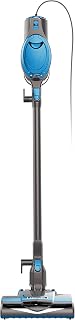 Shark Rocket Lightweight Corded Stick Vacuum, 2-in-1 Handheld, Blue, HV300C | Under 9 lb/4.1 kg, continuous power on all floors, swivel steering, fingertip controls, easy-empty cup, 25 ft/7.6 m cord