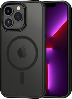 CACOE Magnetic Case for iPhone 13 Pro 6.1 inch, Matte Black