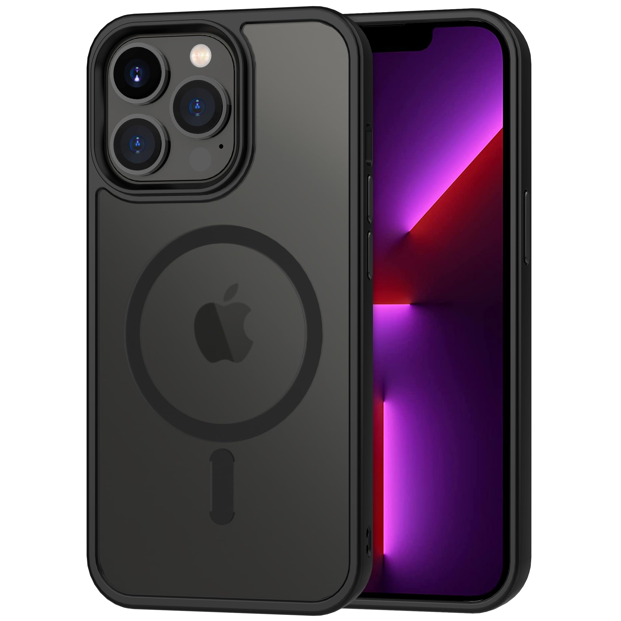 CACOE Magnetic Case for iPhone 13 Pro 6.1 inch, Matte Black