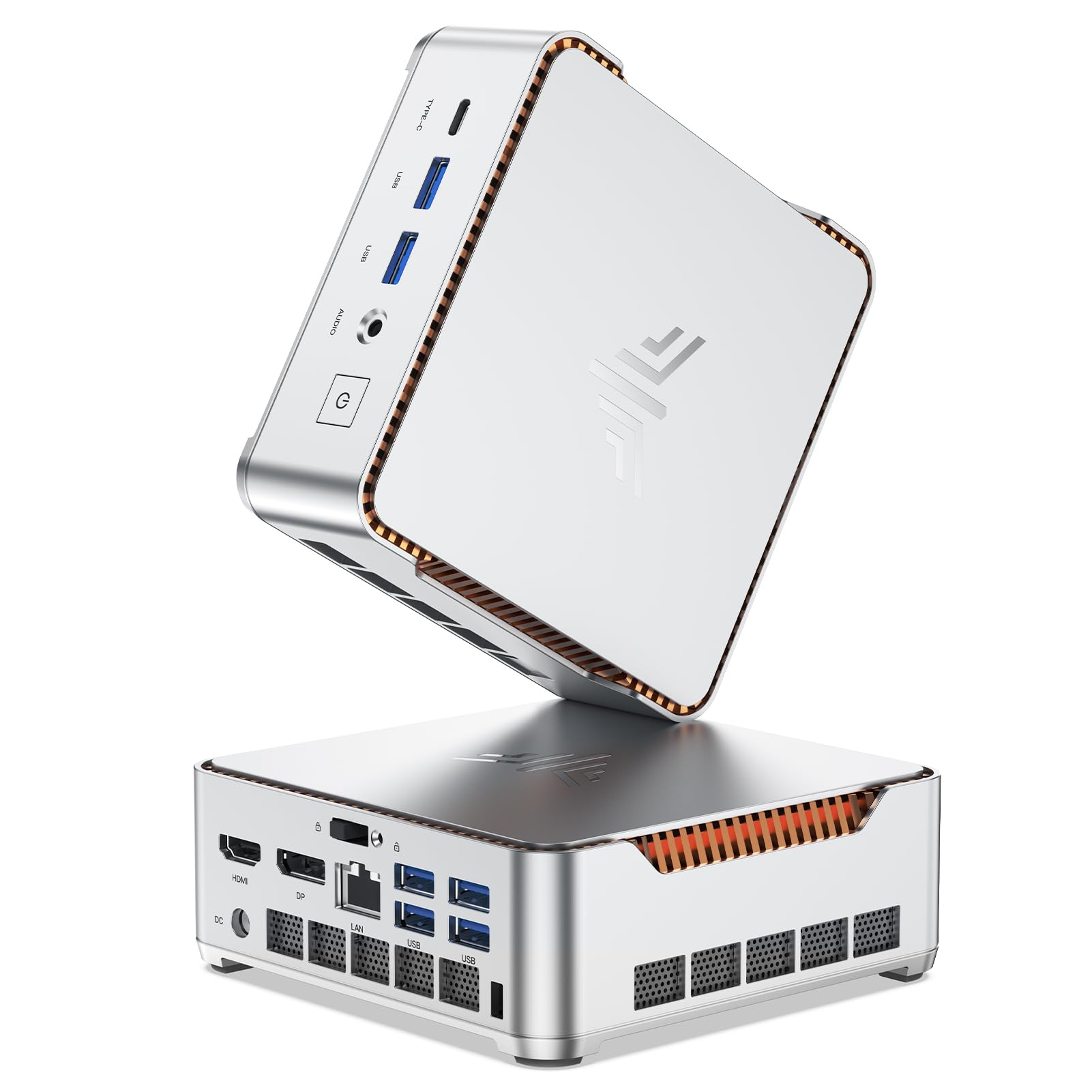 NiPoGi P2 Mini PC Windows 11 Pro Mini PC AMD Ryzen PRO 7330U(Βeat 5300U/3500U/32