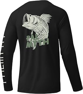 Palmyth Fishing Shirts Men Long Sleeve UPF 50+ Sun Protection UV T Shirt