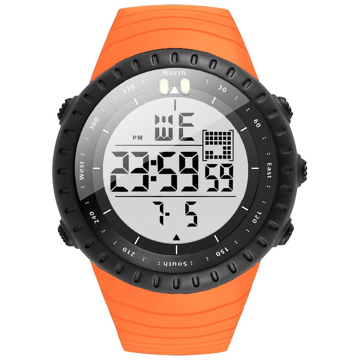 KXAITO Men's Watches Sports Outdoor Waterproof Military Digital Watch Date Multi