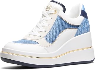 Michael Kors Women's Emmy Wedge Sweatshirt, French Blue Multi, 6