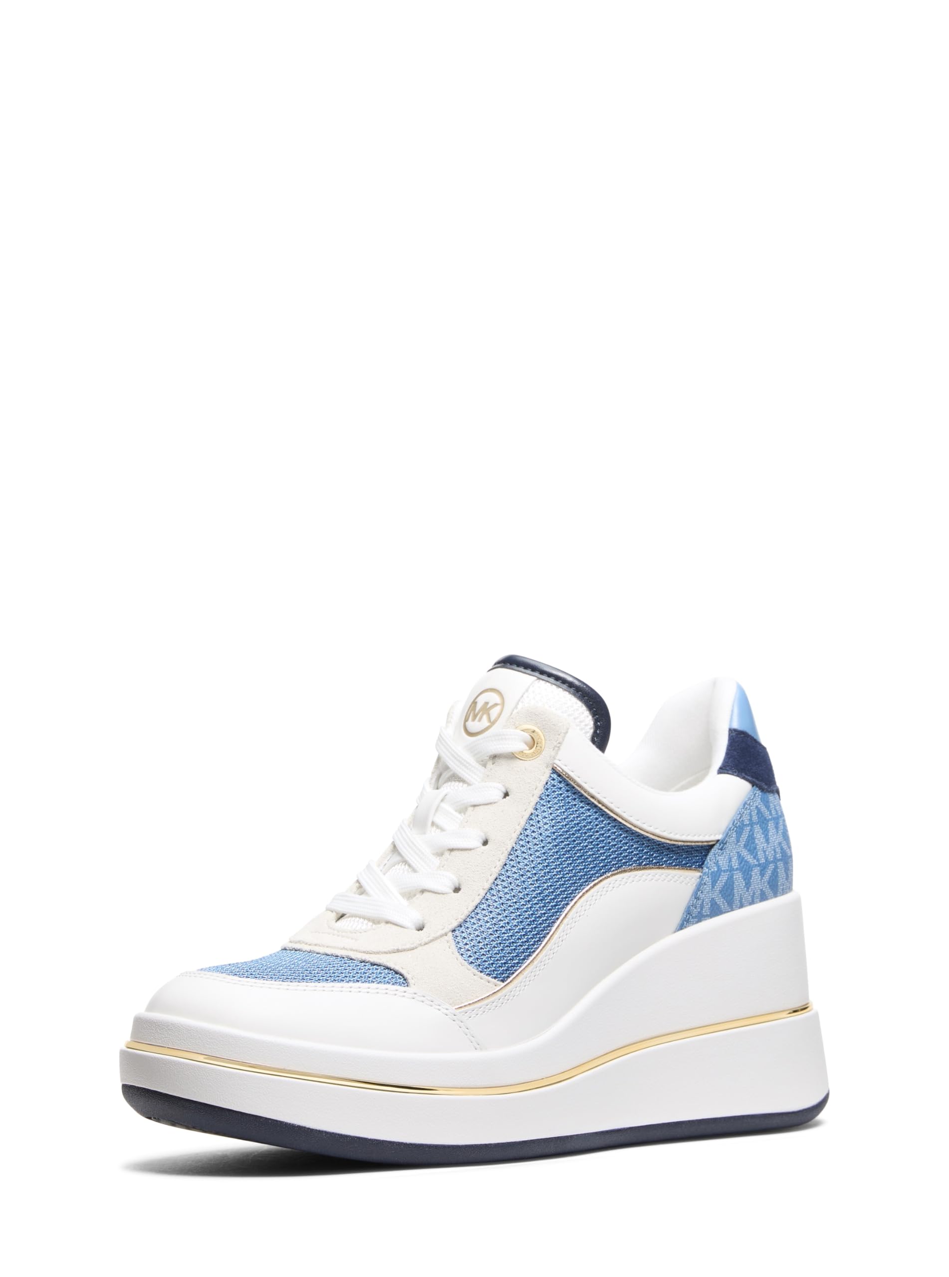 Michael Kors Women's Emmy Wedge Sweatshirt, French Blue Multi, 6