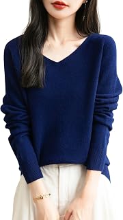 Chanyarn Women's 100% Merino Wool V Neck Jumper 2024 First-Line Ready to Wear Casual Long Sleeve Seamless Knit Jumper