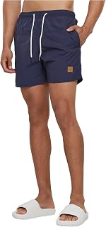 Urban Classics Block Swim Shorts Men's Swimming Shorts Red Basics Streetwear