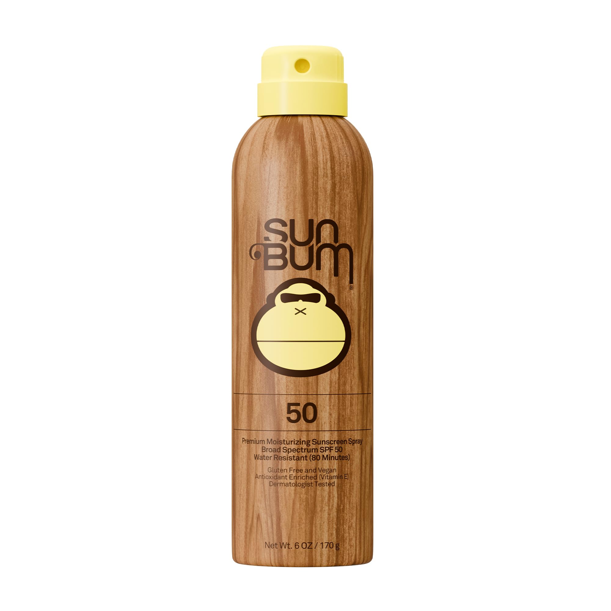 Sun Bum Original SPF 50 Broad Spectrum Sheer Sunscreen Body Spray - 6 oz | Moist