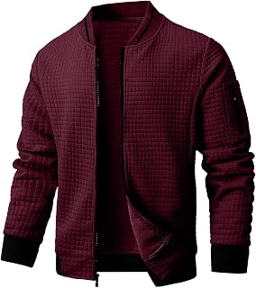 Mens Casual Jacket Lightweight Jacket Varsity Coat